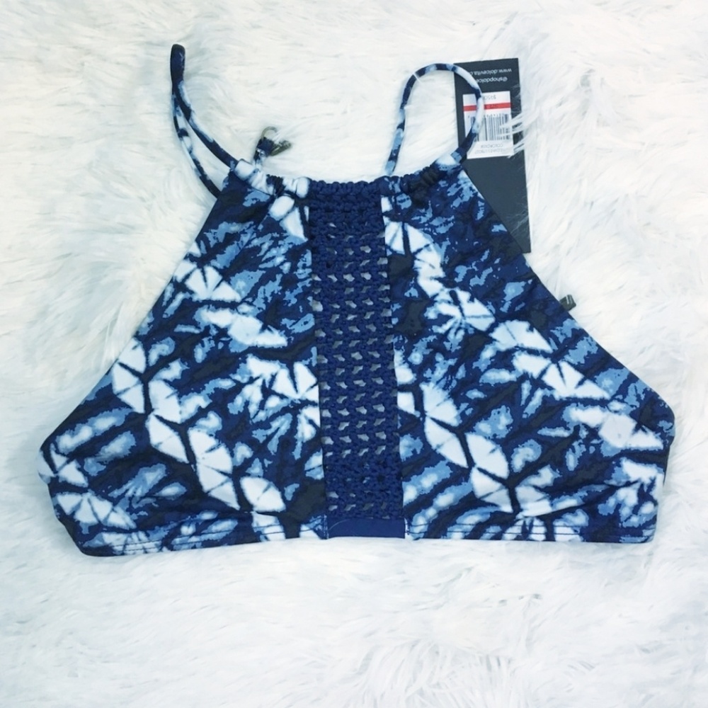 Dolce Vita Blue High Neck Bikini … - Picture 3 of 4